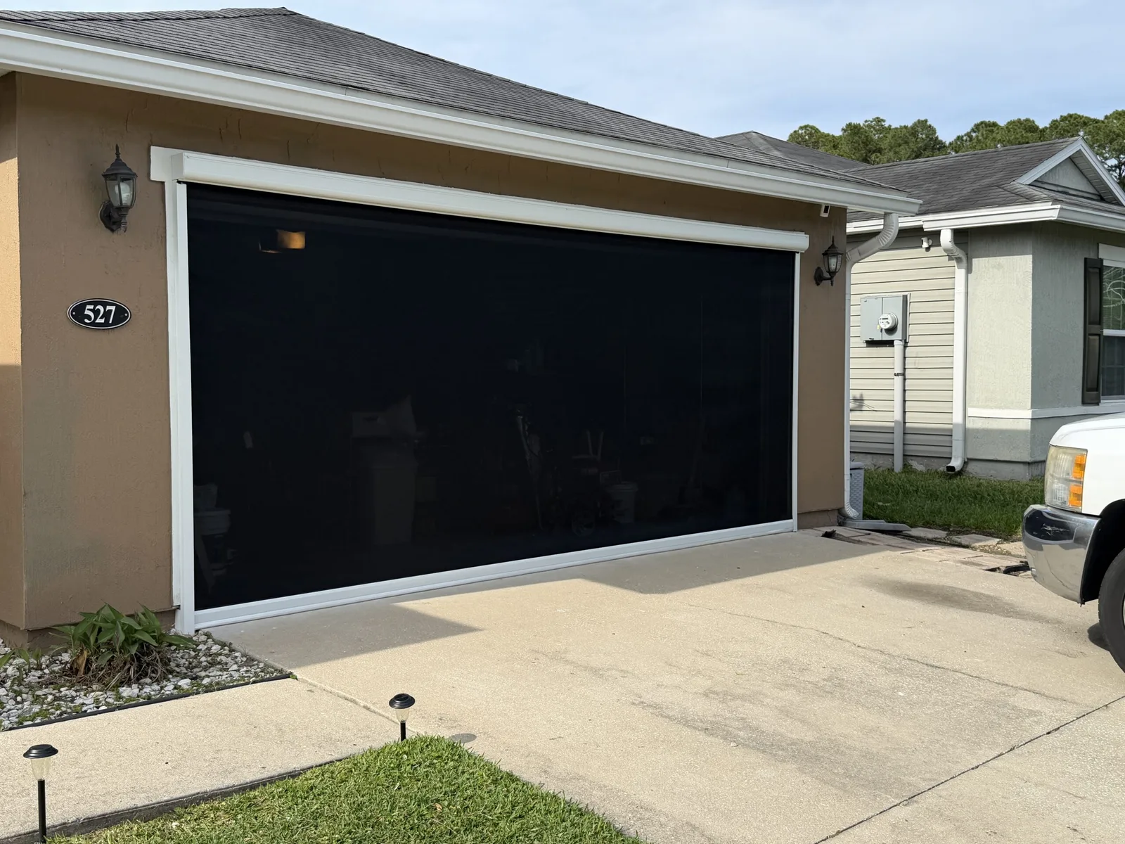 Motorized Retractable Garage Screen — photo 3 in Northside Jacksonville, FL