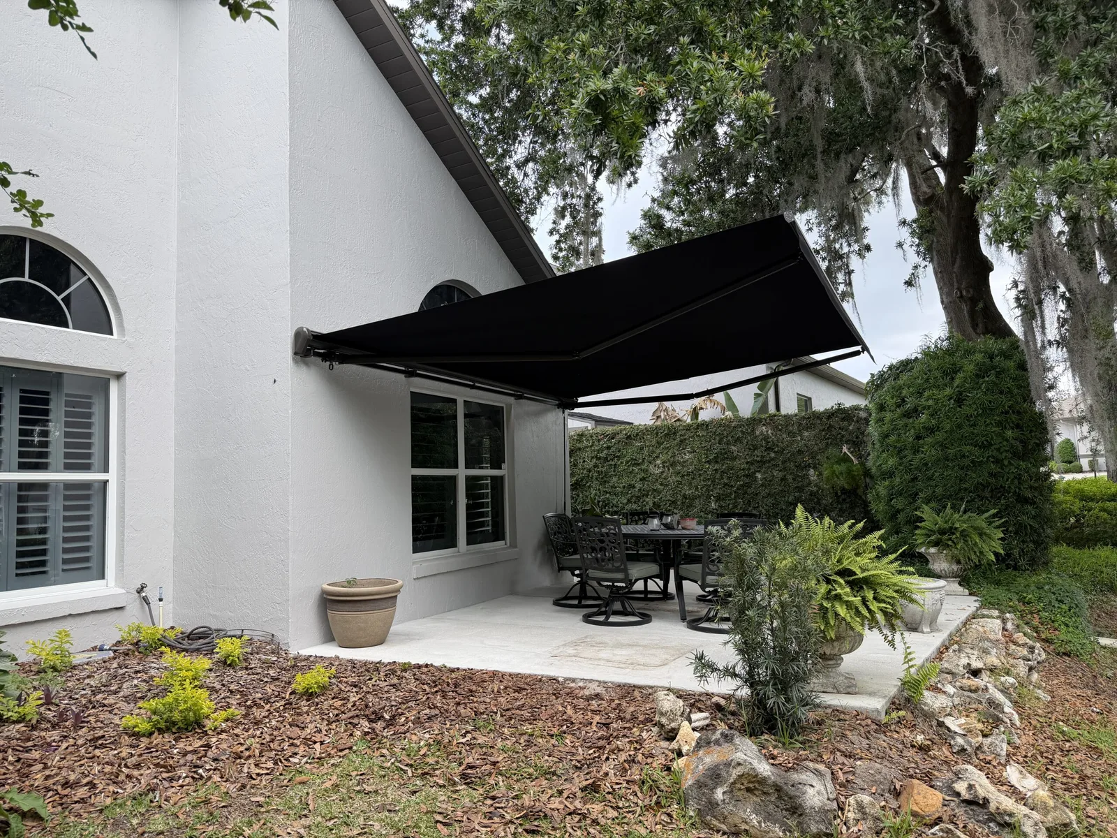 16′ × 12′ Motorized Retractable Awning in Ocala, FL